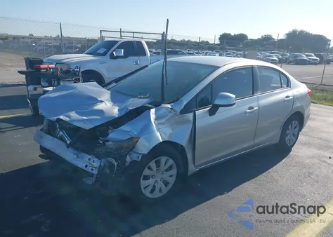 2012 Honda Civic Lx z USA, uszkodzony, nr VIN 19XFB2F50CE086845